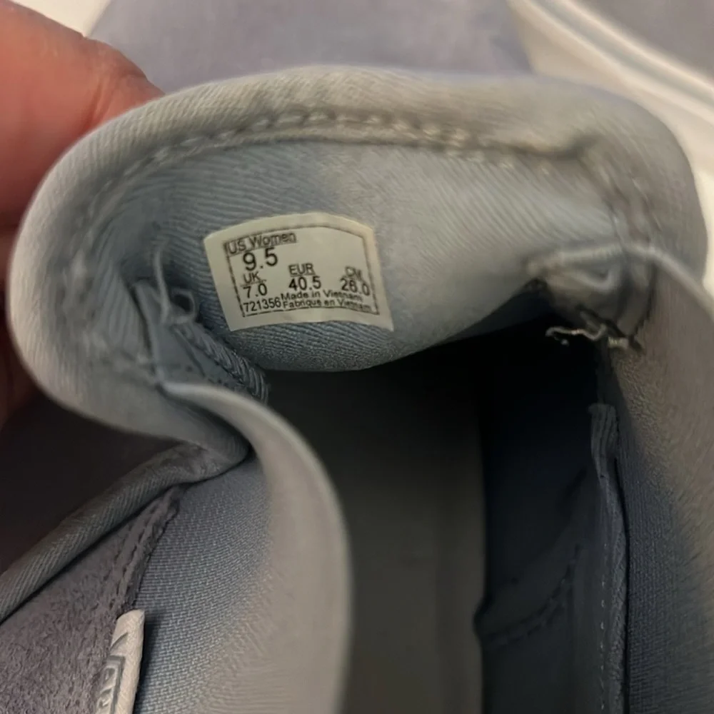 Vans Asher Chelsea Suede Mid Boot in Blue Fog Slip On Sneaker Skater Size 9.5 - Picture 8 of 13
